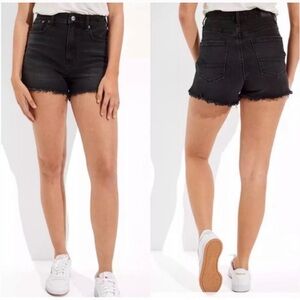 AMERICAN EAGLE Stretchy Highest Rise 90's Boyfriend Shorts, 8
